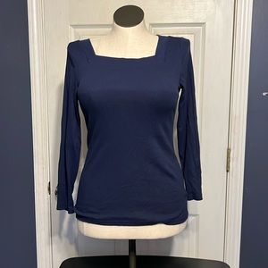 Square Neck Light Weight Sweater